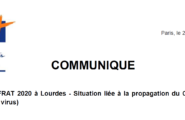 Communiqué officiel du Frat sur la gestion du COVID-19